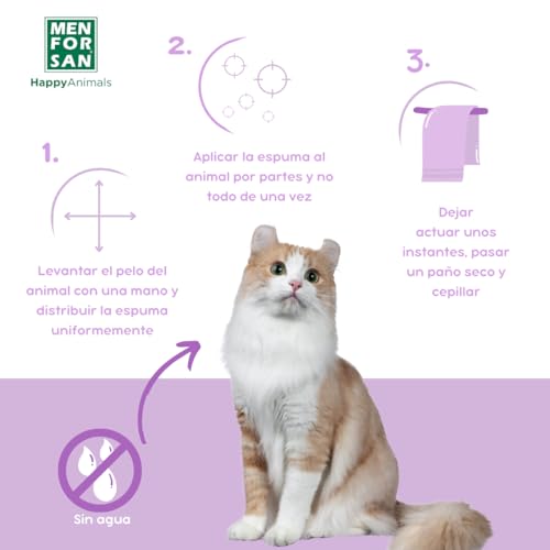 MENFORSAN Anti-Insekten-Schaumshampoo für Katzen, 200 ml