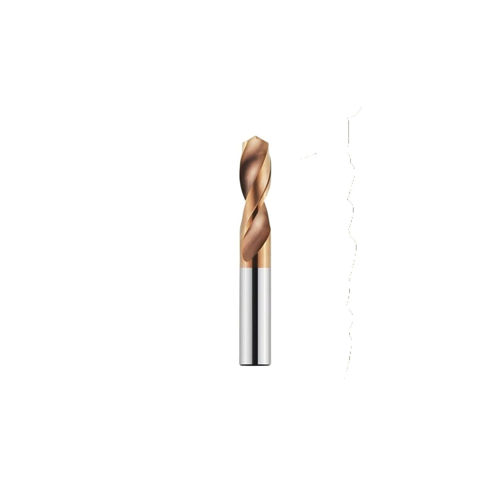 1PCS Punte da trapano in metallo duro Punte in metallo duro Punta elicoidale in acciaio al tungsteno for la lavorazione dei metalli Utensili di perforazione for tornio CNC 1.0-10.0mm(9.5mm)