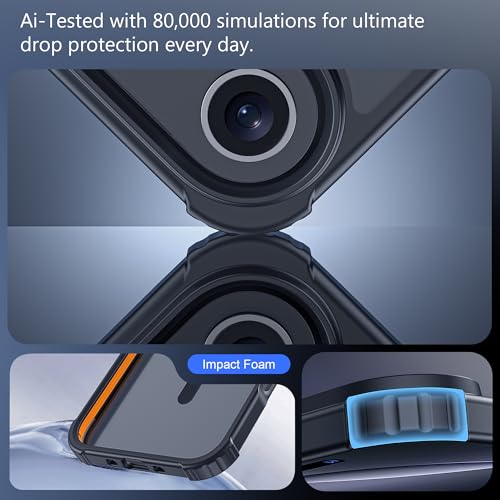 Gotubiim for iPhone Air Case [Compatible with MagSafe] [2X Screen Protectors] [Military Grade Drop Tested] Heavy Duty Magnetic Phone Case for iPhone Air 6.5",Black by Gotubiim - Used condition - Image 6
