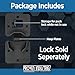 Proven Industries Trailer-Door Hasp Lock, Puck Lock Not Included, Made in The USA