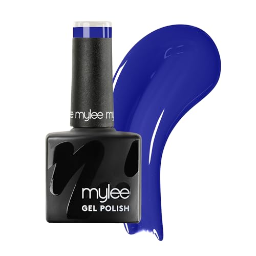 Mylee Esmalte de Uñas Gel Semipermanente 8ml [Ocean Deep] - Manicura y Pedicura UV/LED, Uso Profesional y Doméstico, Larga Duración, Fácil de Aplicar [Blue Range] Vegan & Cruelty Free