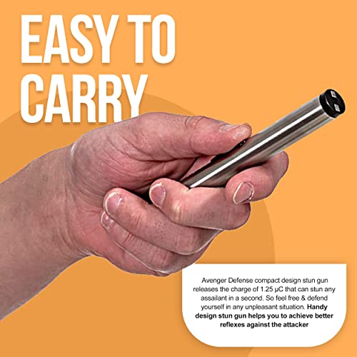 Avenger Defense Pen Stun Gun Protection For Women - Rechargeable Self Defense Device (Ads-15 White) #TOP5