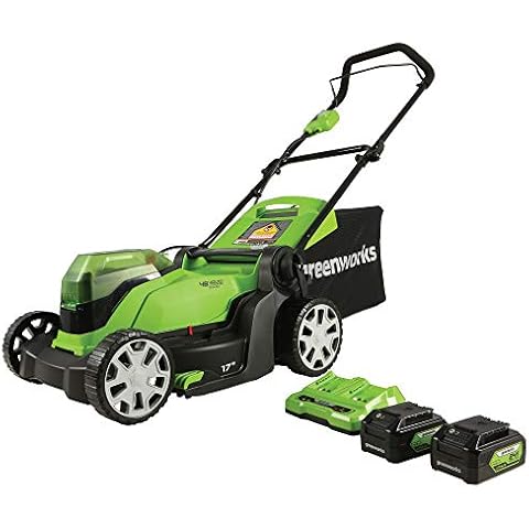 Greenworks 2 x 24V (48V) 17" Cordless Lawn Mower Cover