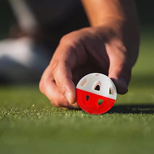 Ifaeveus 64 Pack Practice Golf Balls - 42Mm Rubber Golf Training Ball - Hollow Airflow Limited Flight Mini Soft Balls For Home Putting & Backyard Swing, Indoor & Outdoor, Kids & Adults #TOP6