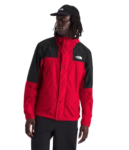 The North Face Men's Mountain Wind Jacket, L, TNF Red/TNF Black