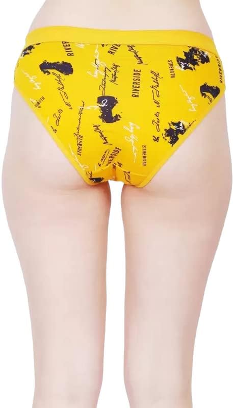 Image of GirlFriend Women Hipster Panty - Super Combed Cotton - Anti Bacterial, No Marks Waistband, Quick Dry Printed Panties