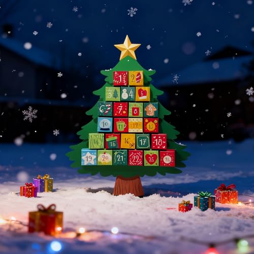 Calendrier de compte à rebours de Noël : 24 jours de décorations faites main - 3