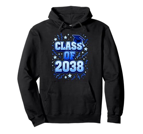 Classe of 2038 Graduation Future Boy Preschool Senior School Sweat à Capuche