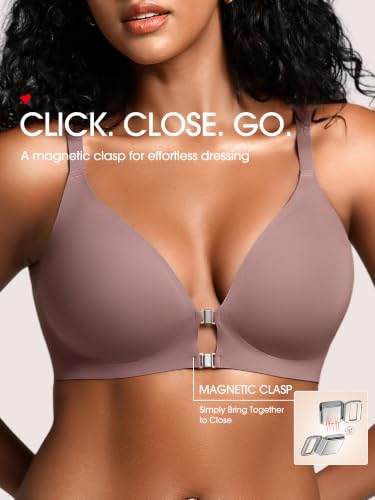 Image of Racerback Jelly Bras with Metal Magnetic Front Closure - S-XL