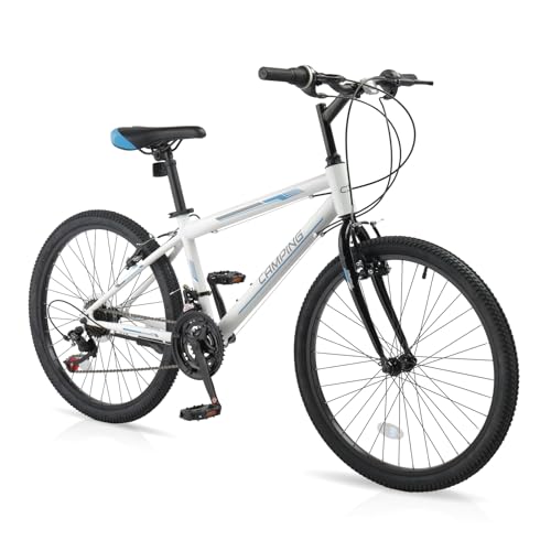 CamPingSurvivals 20/24/26 Inch Mountain Bike for Men/Women, Adult Bicycle with...