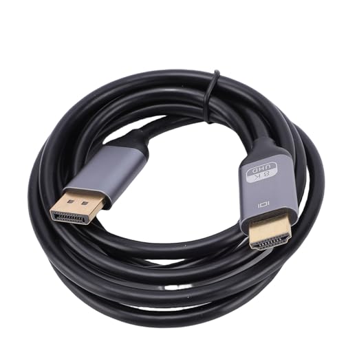 Cable DisplayPort a HDMI de alta velocidad con conectores resistentes de 1,8 M 6