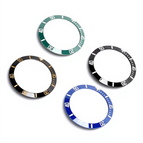 Insert de lunette de montre en céramique anti-rayures pour réparation et personnalisation de montre