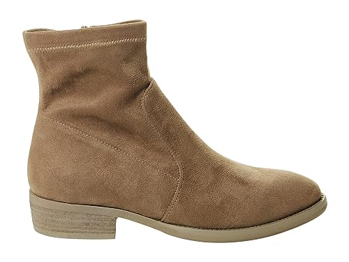 Image of VANELi Womens Henson Round Toe Zippered Casual Boots Ankle Low Heel 1-2 inch - Black