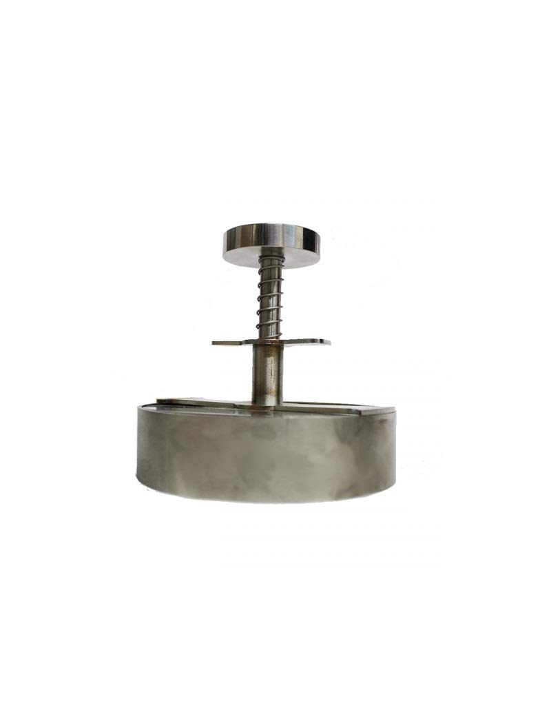PRESSA per Hamburger Manuale Inox Diametro 130 mm.