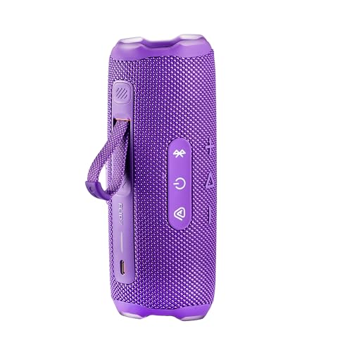 Image of JBL FLIP 7 (Purple) Waterproof Portable Speaker Bundle with X-Halo Hardcase (Black)