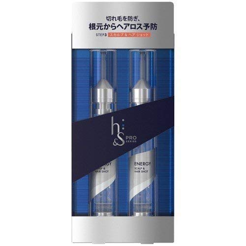 Sh! P&G] h&s PRO Series (Pro Series) Energy Scalp & Hair Shot 15mlx2 3 Pieces Set