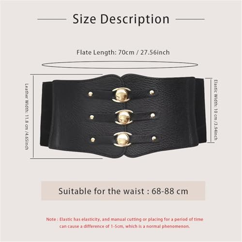 Elastic Wide Corset Belts for Women Waist Plus Size Belt Female Dress Waistband Big Stretch Cummerbunds4
