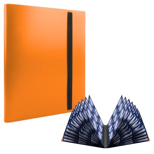 RISVOWO Album de Cartas, 360 Cartas Coleccionables, Transparente Álbumes de Tarjetas Coleccionables, Impermeable Álbum Colección Tarjetas Para Tarjetas de Tamaño Estándar