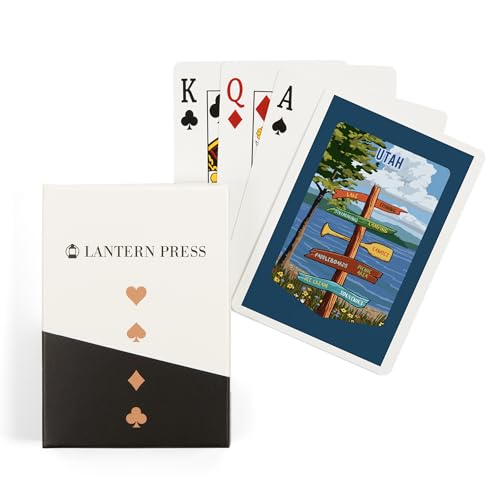 Lantern Press Utah, 52 cartas para póker tamaño standard