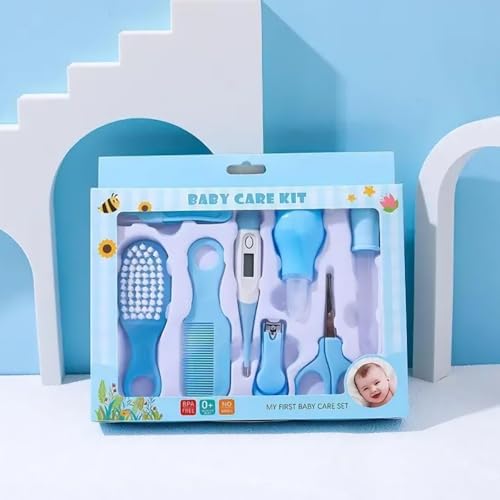 8 in 1 Baby Grooming Kit (Blue) - Image 6
