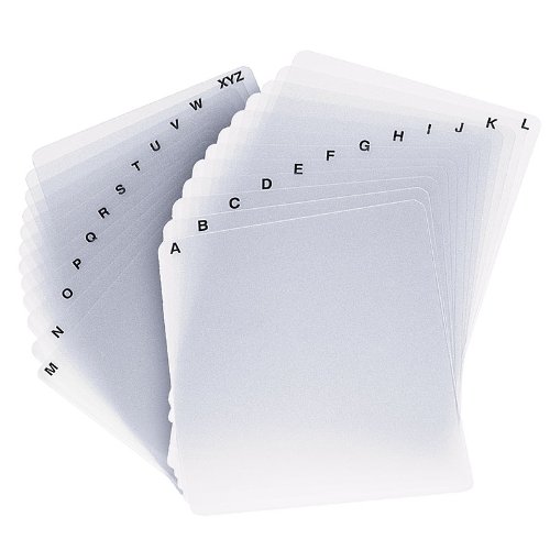DiscSox 24 HiDef Pro Dividers Blank/Alphabetical – 24DIVHDP