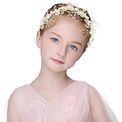 TSHAOUN Tocados de Boda Perla Diadema Cover