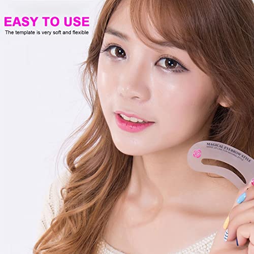 SIOPPKIK 24 Pezzi Kit Stencil per Sopracciglia