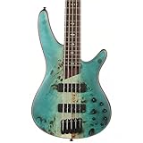 Bolsa de transporte incluida Ibanez SR1605B - Guitarra baja premium de 5 cuerdas (Caribbean Shoreline Flat)