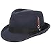 Produktbild Stetson Elkader Trilby Filzhut Damen/Herren - Hut aus Wollfilz (Asahi Guard) - Wollfilzhut wasserabweisend - Fedora schmutzabweisend - Trilbyhut Sommer/Winter blau L (58-59 cm)