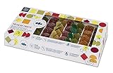 INGREDIENTES 100% VEGANOS, SIN LACTOSA, SIN GLUTEN Y SIN CONSERVANTES: En nuestras pastas de frutas no utilizamos gelatina, obtenemos su textura firme y tierna gracias al uso de pectina. Nuestra pectina se extrae de manzanas o limones. Nuestras jaleas de frutas están hechas de fruta pura, por lo tanto, no usamos leche ni granos durante la producción, ni conservantes. Nuestro producto es 100% Vegano y apto para vegetarianos