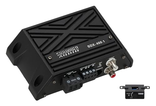 Sundown Audio SDX-400.1 Mono Class D Amplifier, 400W x 1 RMS, Weatherproof 1-Ohm by Sundown Audio - Used condition - US$80.00