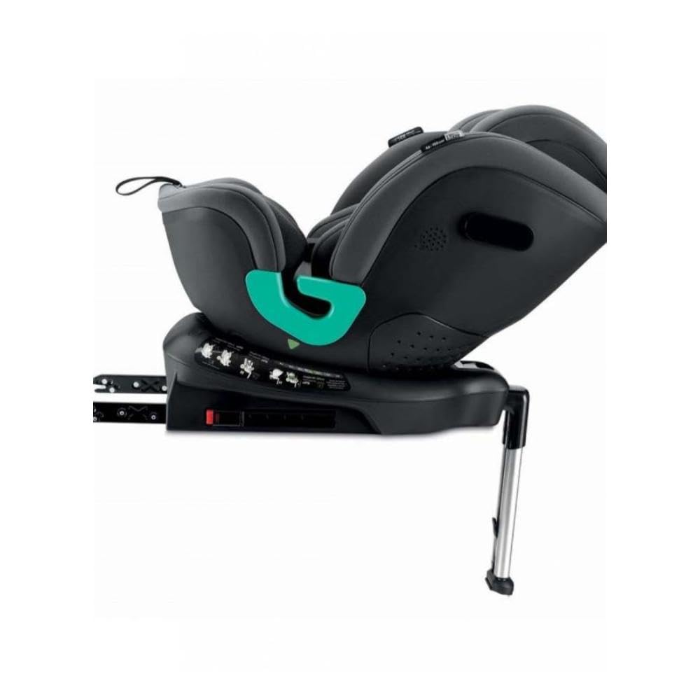 GT I-Size Auto-Kindersitz Reboarder, Gruppe 1/2, 9-18 kg, 76-150 cm, Schwarz
