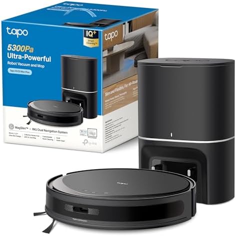 Tapo RV20 MAX Plus – Robot Aspirador y friegasuelos 4 en 1, succi...