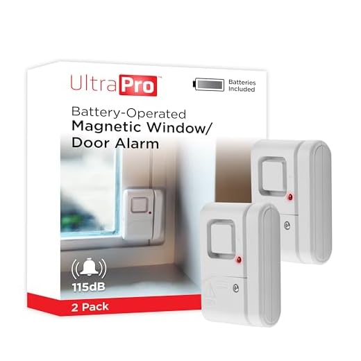 GE Personal Security Window and Door Alarm, 2 Pack, DIY Protection, Burglar Alert, Wireless Chime/Alarm, Easy Installation, Ideal for Home, Garage, Apartment and More, 45115
