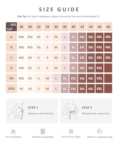 FeelinGirl Seamless Bras Wireless Bralettes for Women with Supportive, Wireless Unlined Comfort Buttery Soft Bras for Comfy Sleep Everyday, Light Beige, S