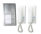  Siedle Sprechanlage Komplett-Paket 2 Familienhaus - Silber