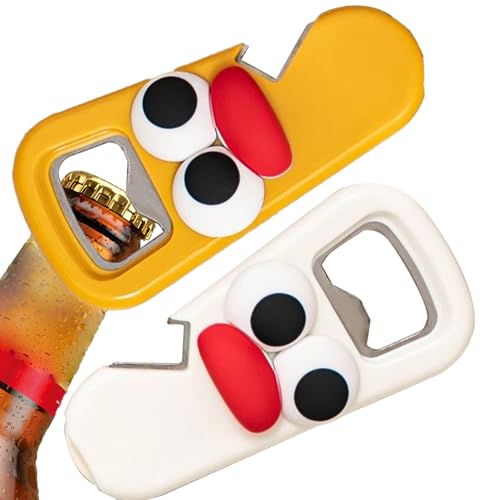 Abridor de botellas magnético para frigorífico, diseño de dibujos animados, sacacorchos de vino con soporte para frigorífico, abrebotellas multifunción portátil para latas de bebidas, restaurante