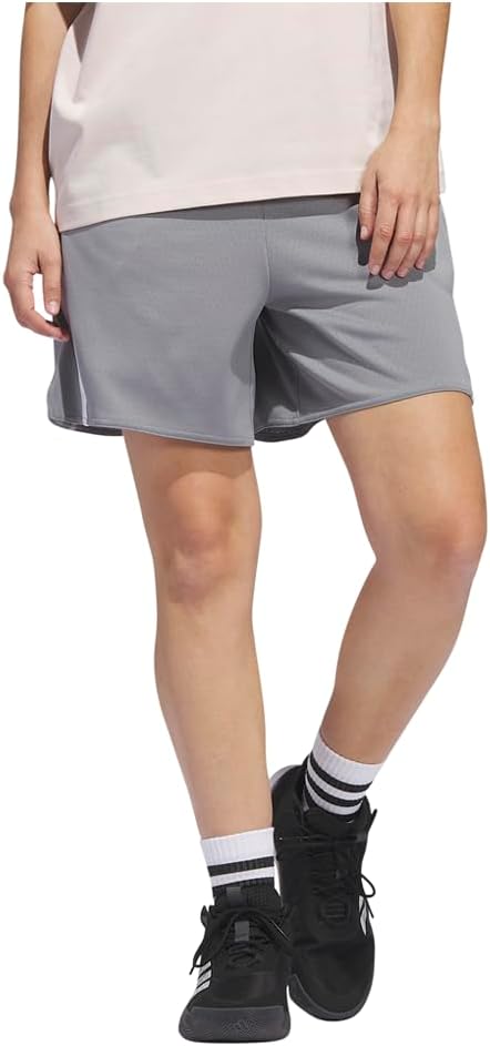 adidas Womens Select Striped Athletic Shorts Basketball Casual Bottoms Casual - Black