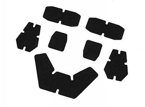 DLP Tactical Enhanced Hook and Loop Fastener Set for Crye AirFrame Helmet (Black)