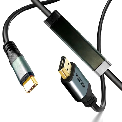 USB C - HDMI�P�[�u�� 40�t�B�[�g IC�t�� 4K@60HZ Type-C - HDMI MacBook Pro/Air�AiMac�AGalaxy S20 S10 S9 S8�ASurface�ADell�AHP�AMacBook Pro�AMacBook