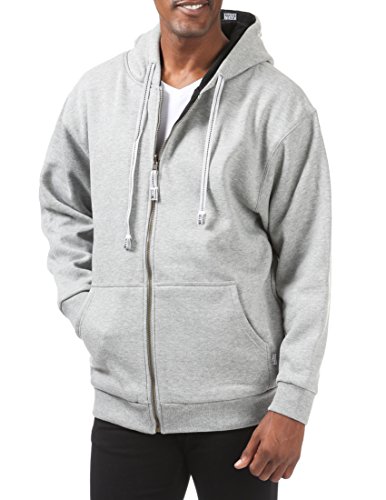 Pro Club Men's Full Zip Reversible Fleece and Thermal Hoodie3