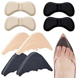 SGERUFZ 8 pares de almohadillas antideslizantes, taloneras, punteras, acolchado para calzado, sobre unisex