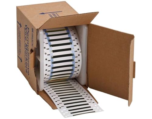 Gaine thermorétractable polyoléfine noire Brady pour câbles électriques