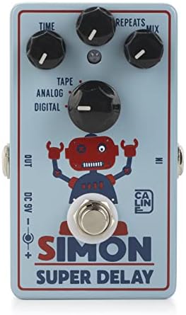 Caline CP-513 Simon Super Delay Guitar Effect Pedal with Digital, Analog and Tape options