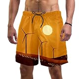 ☛Diseño de pantalones cortos: forro de malla en el interior, impresión 3D única, no se decolora y es duradero para un uso prolongado.