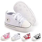 Save Beautiful Baby Girls Boys Canvas Sneakers Soft Sole High-Top Ankle Infant First Walkers Crib...