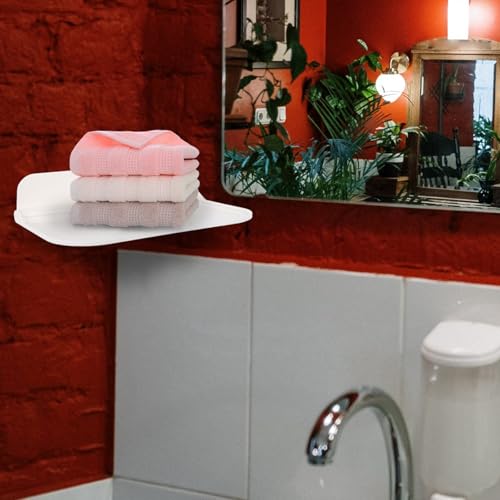 Estante de pared plegable blanco para cocina y hotel de gran capacidad 8