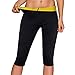 Pantalones adelgazantes para Mujer, Mallas para el Sudor, Sauna, Pantalones Cortos térmicos Calientes para Entrenamiento (Size : XXL)