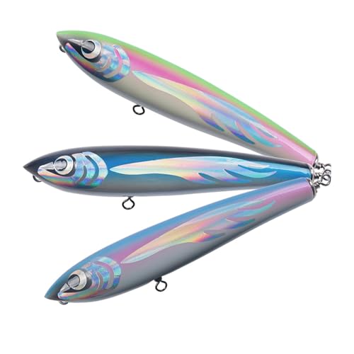 Appâts de pêche en eau salée lot de 3 leurres traîne eau douce