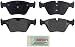 Bosch BE946 Blue Disc Brake Pad Set for BMW: 2001-06 330Ci, 2001-05 330i, 2001-05 330xi, 2004-10 X3, 2006-08 Z4 - FRONT